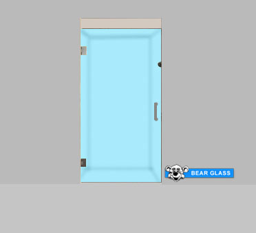 Single Glass Shower Doors